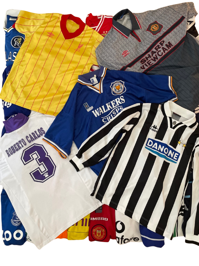 Iconic Players, Collector's Items and special editions. Unique vintage authentic, original football shirts.