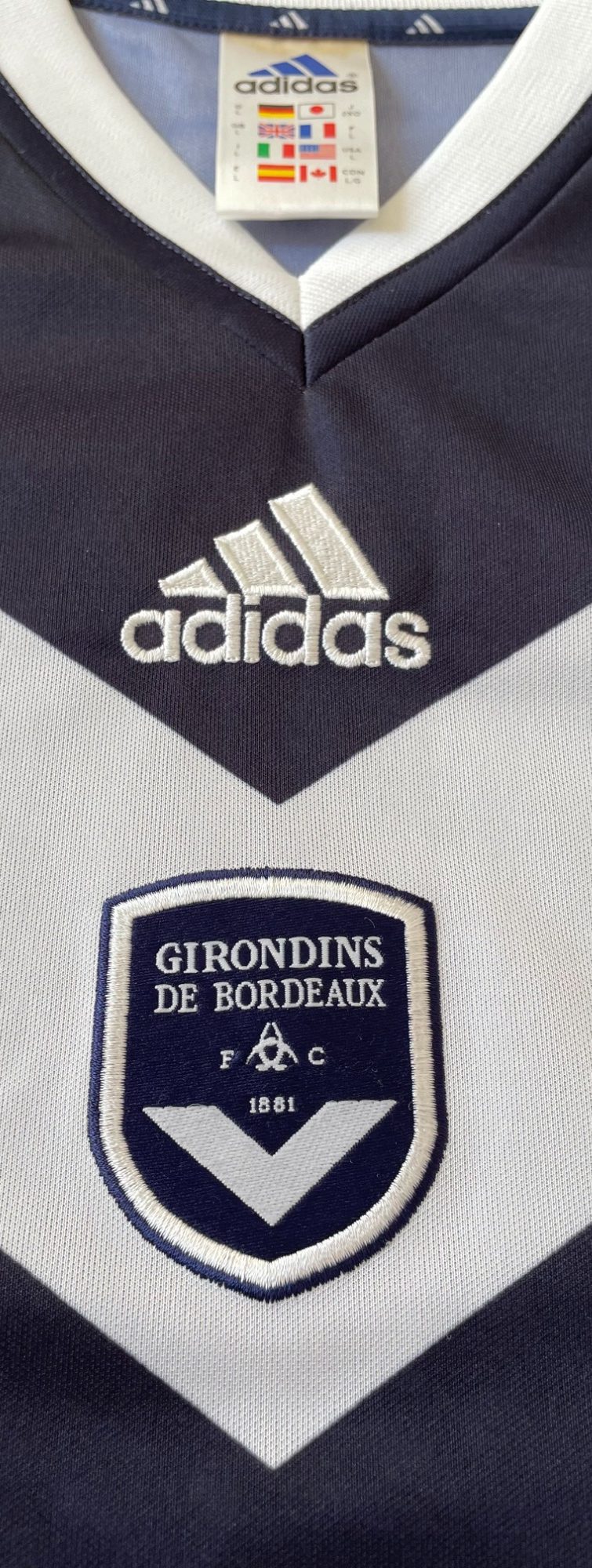 Girondins de Bordeaux 2001/2002 Authentic Home Shirt