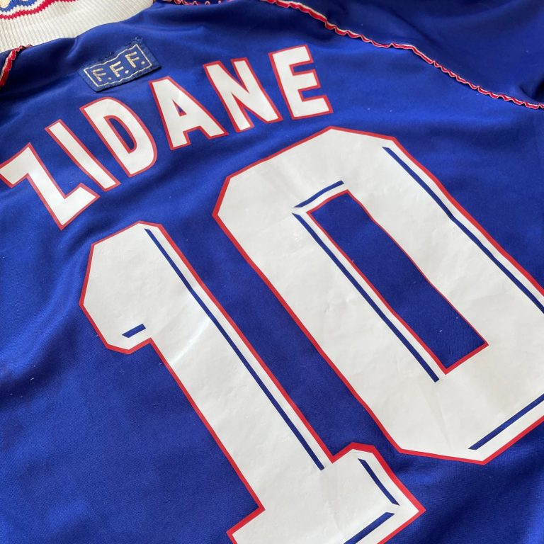 France 1998 World Cup authentic Home Shirt - Zidane #10 (Pour Toi edition)