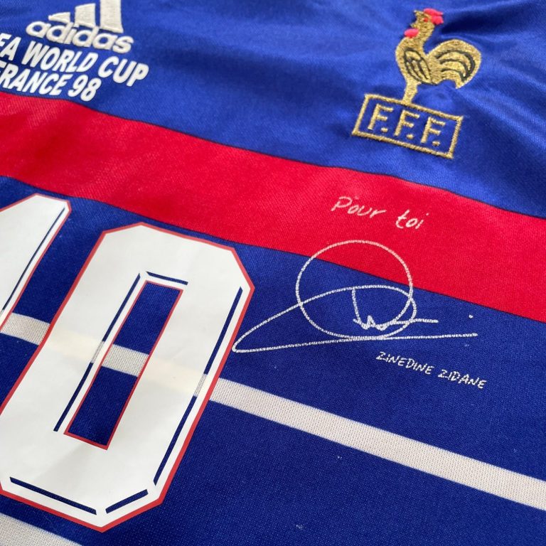 France World Cup Home 1998 authentic football shirt (pour toi edition)